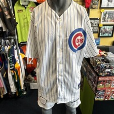 Vintage Ryan Theriot Jersey Size Xl Chicago Cubs Majestic MLB Baseball White