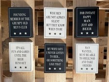 Novelty Signs for Him