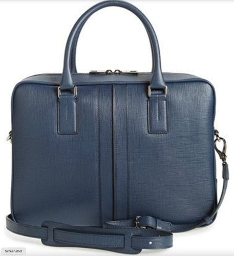 Tods blue leather - blue, medium