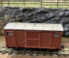 Egger-Bahn HOe/ 009 Gauge Long Box Car - Brown