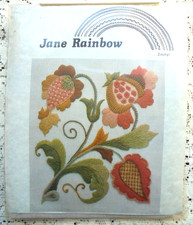 VINTAGE JANE RAINBOW - CREWEL