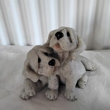 Quarry Critters. Pebbles & Patch Pair of Puppy Dog's. Second Nature Design 
