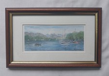 Framed Colour Print Of