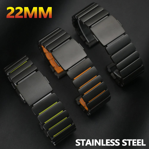 Stainless steel watch strap - stainless,