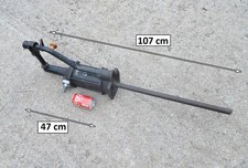 old vintage iron oil petrol drum barrel pump - FREE POSTAGE