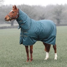 200G TURNOUT RUG Shires Typhoon Combo Neck Waterproof Medium Weight Horse Rug