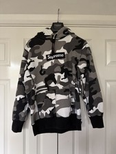 Supreme Snow Camo Box Logo