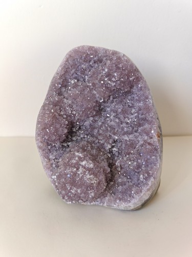 Lilac amethyst geode raw - amethyst,