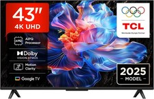 TCL 43" 4K UHD Smart TV 43V6C