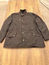 Mens Barbour Prestbury Waxed Jacket, Brown, Hunting Country, Size XXL, Quilted