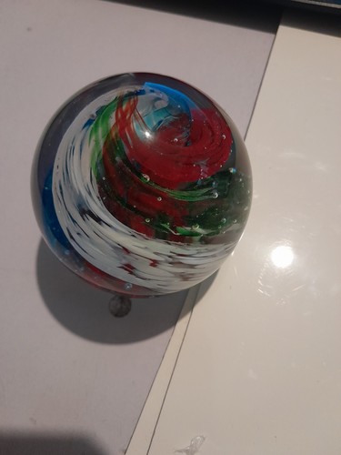 Art glass galaxy orb - galaxy,