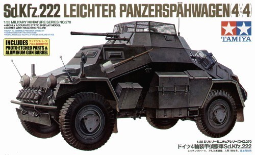 Tamiya scale kfz 222 - 1/35, sd.kfz.