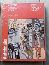 jaguar e type workshop manual, Series 1, 2, 3, 3-8, 4.2 litre, 1961 - 1972