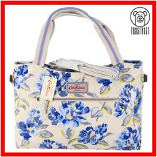 Cath Kidston Zipped Handbag Cross Body Bag Floral Spring Bloom Oilcloth CQ21