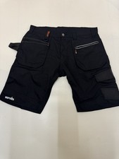 Scruffs Black Work Shorts Size 38 Holster Pockets New Without Tags Ww1