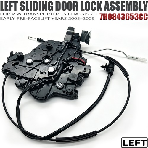 Left sliding door - door, lock