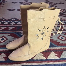 Vintage 60s cut out - out, leather