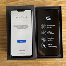 Original LG G7 ThinQ 64GB 4GB RAM 6.1" 16MP Unlocked Smartphone--Brand New Inbox