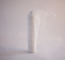 LACE NETTING ON A ROLL 30cm X 10m WEDDINGS 3 COLOURS TABLE RUNNERS LACE FABRIC