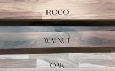 Solid Wood Worktop Offcuts – Oak, Walnut, Iroko – Various Sizes