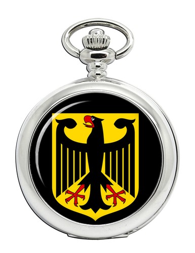 German crest pocket watch - german,