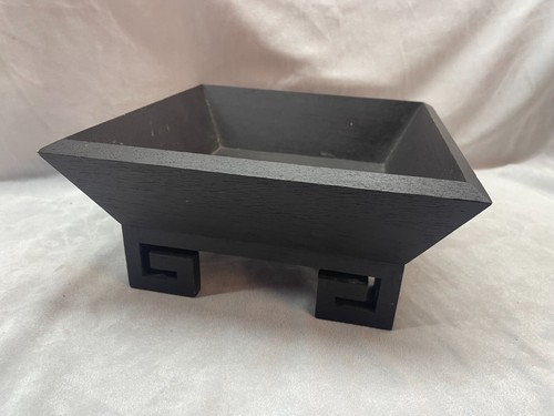 Contemporary dark wood footed - contemporary,
