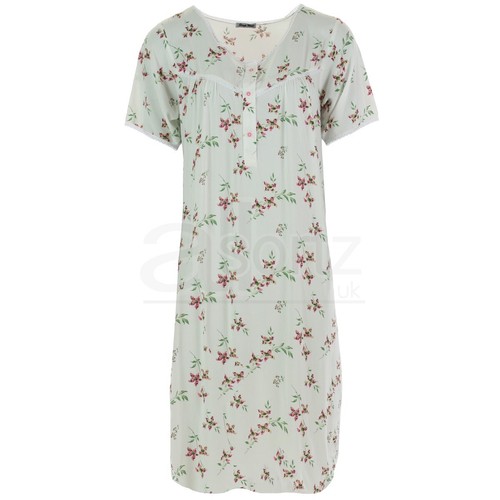 Ladies floral short sleeve - ladies,