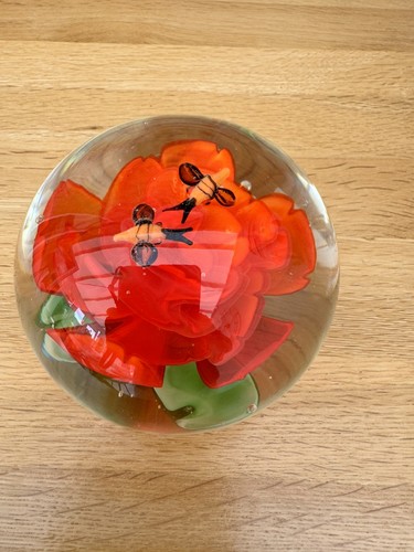 Vintage large red flower - vintage, &