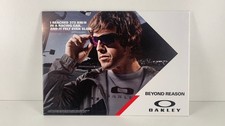 Authentic Fernando Alonso Oakley Jupiter Squared Sunglasses Display Signage Card