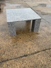 STUNNING POLISHED GRANITE TABLE / SEAT - 800x800x420MM - BARGAIN PRICE £160!!