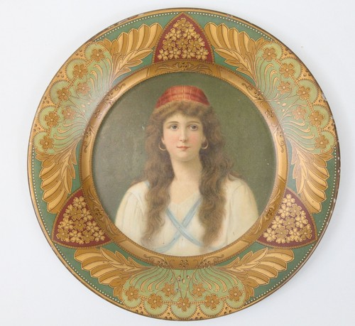 Antique tin litho royal saxony - antique,