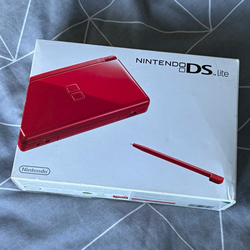 Nintendo lite red with - red,