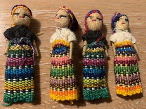 Guatemalan worry dolls - guatemalan,