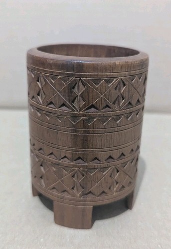 Natural hand carved wood - natural,