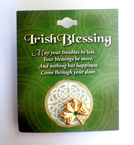 Irish blessing shamrock - irish,