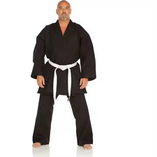 KARATE SUIT Heavyweight -- 14oz Canvas --Hayashi -- BLACK-- Half Price--