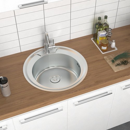 Stainless steel kitchen sink - steel,