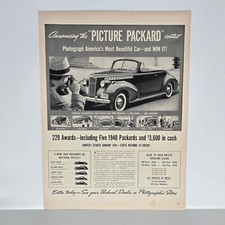 1940 Packard Vintage Car Ad