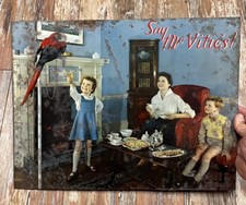Vintage tin over cardboard