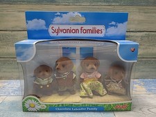 Sylvanian Families Boxed Chocolate Labrador Family . Ex Cond