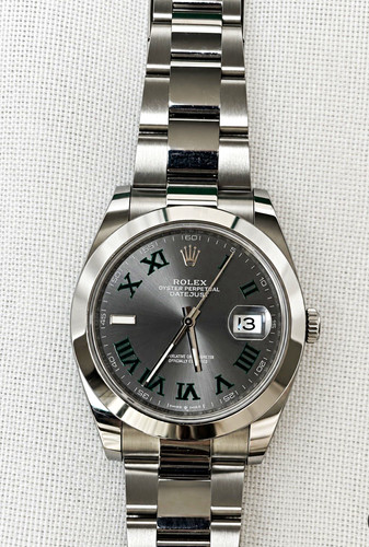 Rolex datejust 41mm stainless - rolex,