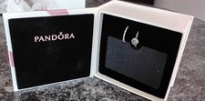 Pandora  Silver Bubble Ring +June's Birthstone Ring Both    Size 52   With Box