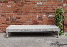 Vintage Ethnic Carved Day Bed Requires Renovation