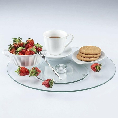Tempered glass lazy susan - tempered,