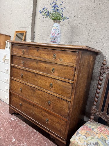 Mahogany chest drawers - mahogany, of
