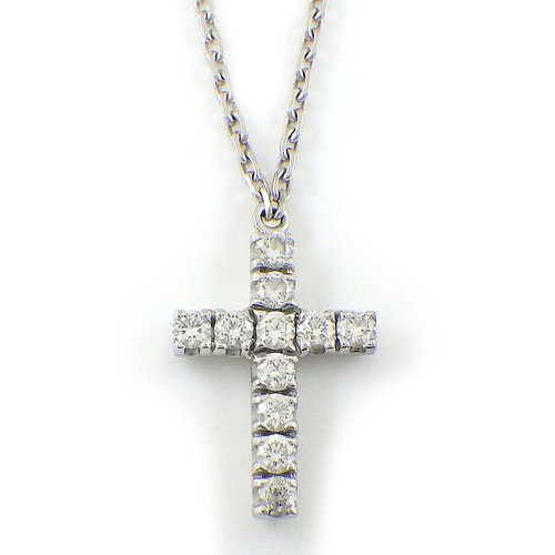 Cartier necklace symbol cross - cartier,