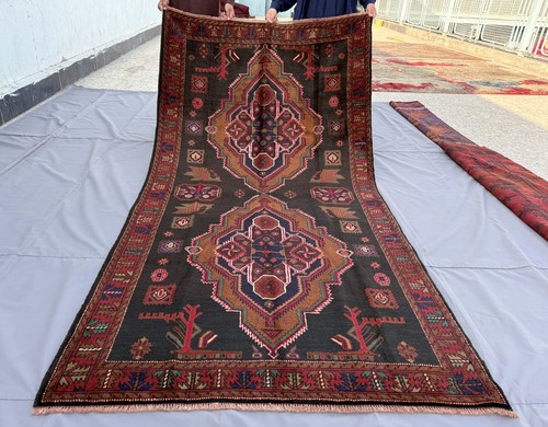 Fine hand knotted afghan - hand,