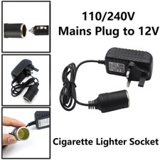 240V Main Plug to 12V Socket