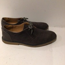 Cedarwood State Grey Faux Suede Men's Shoes UK Size 8 Pre Owned