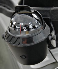 BISON MARINE SYSTEM COMPASS complete with deck mount